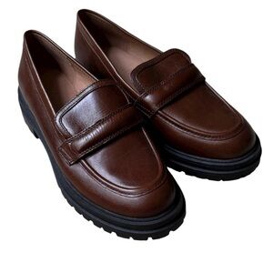 Madewell Brown Leather Loafers